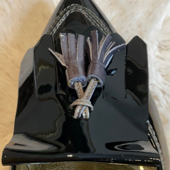 NWOT Ron White Blythe Kitten Heel Loafers SZ 39 Gloss Patent - Picture 14 of 14